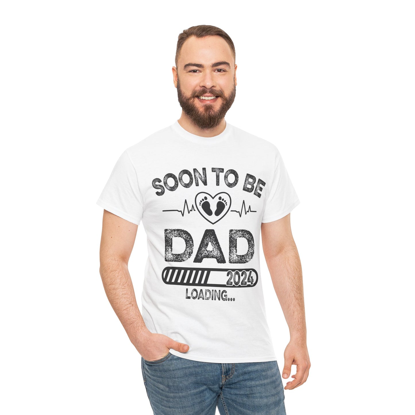 SOON TO BE DAD Unisex Heavy Cotton Tee