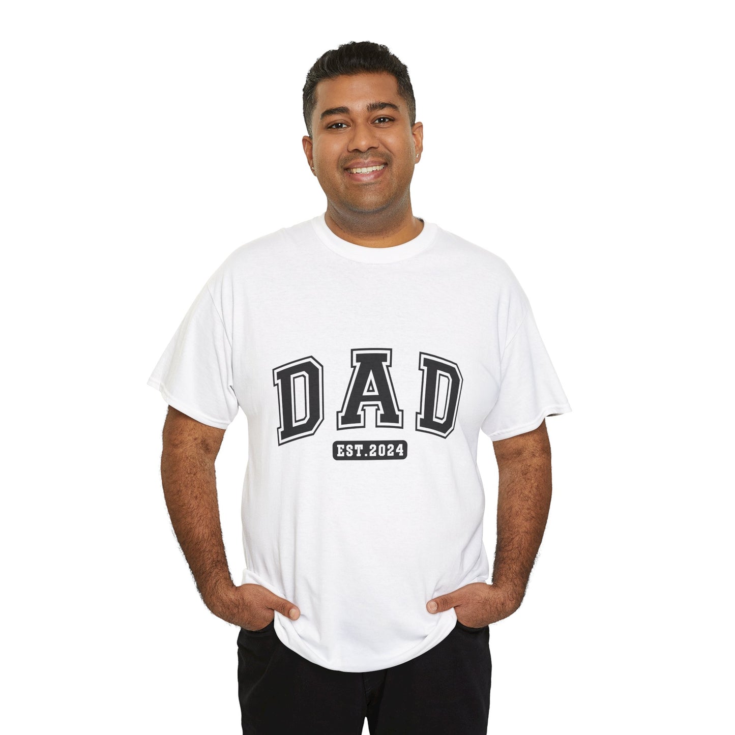 DAD EST2024 Unisex Heavy Cotton Tee