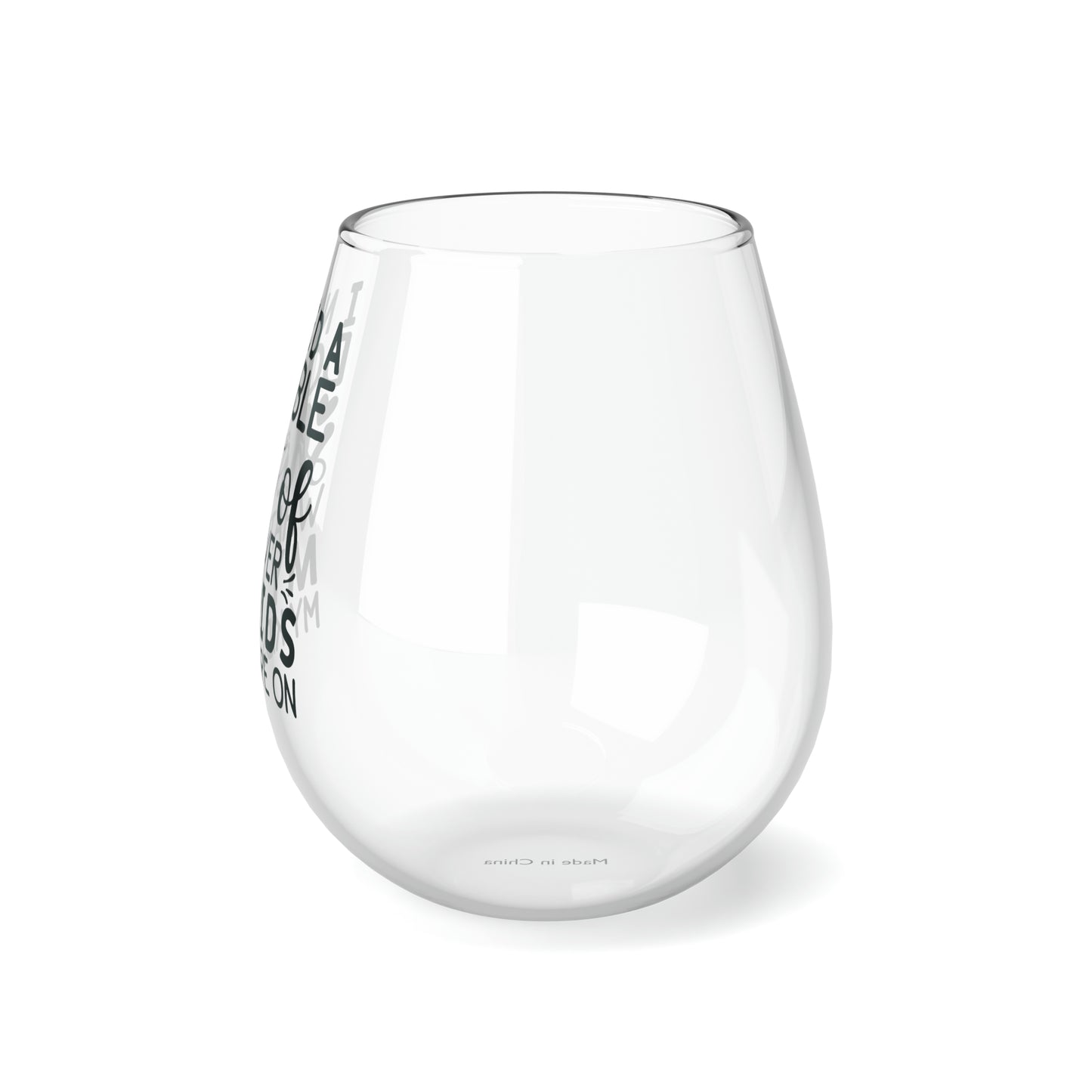 DOUBLE SHOT Stemless Wine Glass, 11.75oz