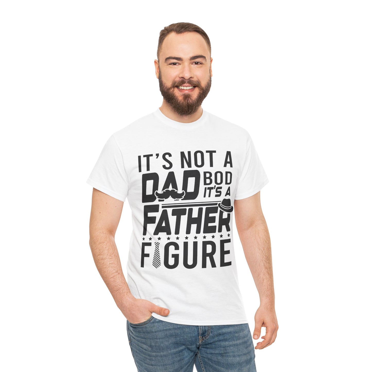 NOT A DAD BOD Unisex Heavy Cotton Tee