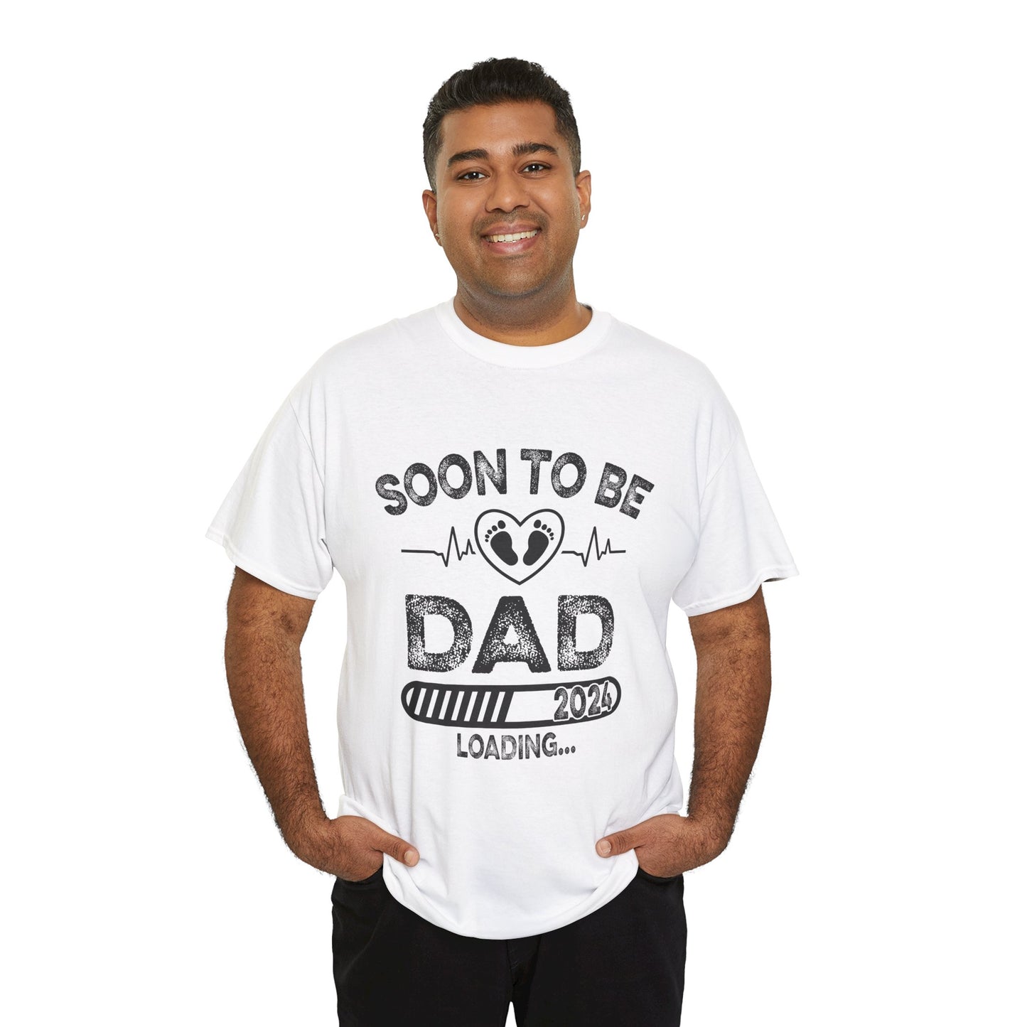 SOON TO BE DAD Unisex Heavy Cotton Tee