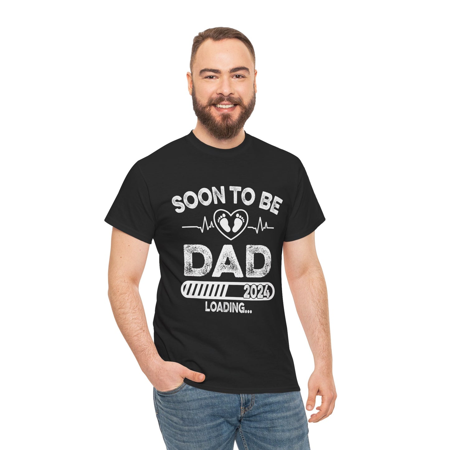 SOON TO BE DAD Unisex Heavy Cotton Tee