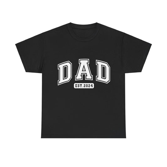 DAD EST2024 Unisex Heavy Cotton Tee