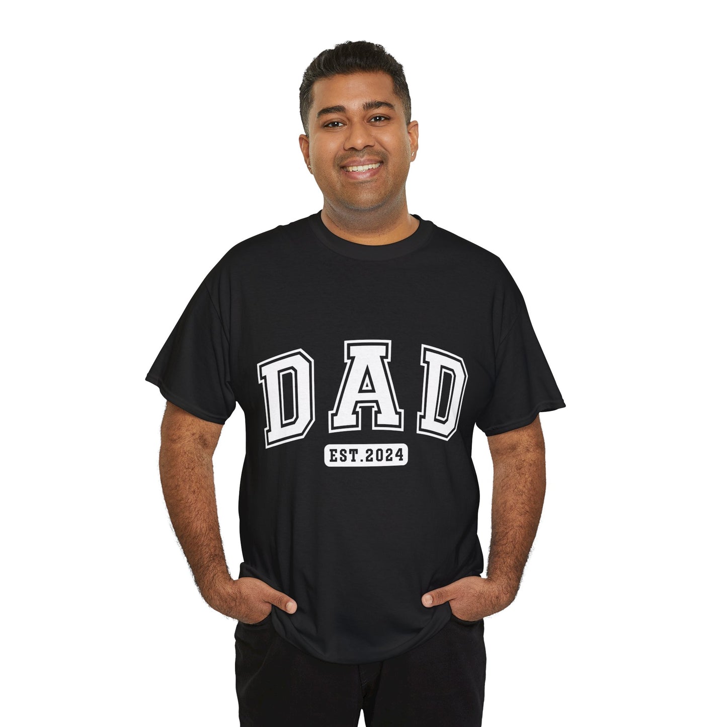 DAD EST2024 Unisex Heavy Cotton Tee