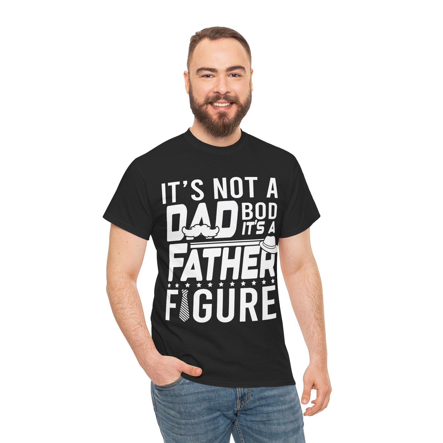 NOT A DAD BOD Unisex Heavy Cotton Tee