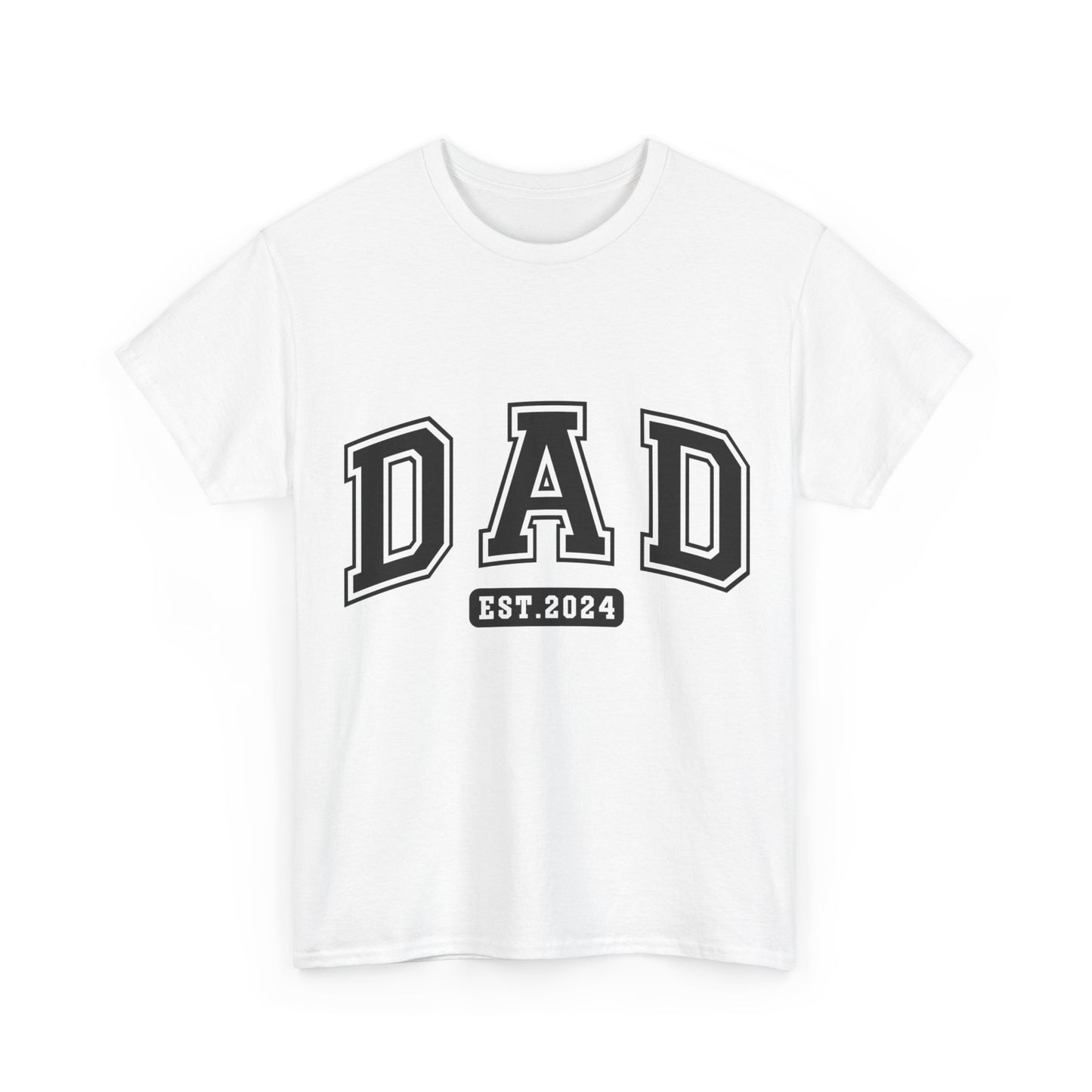 DAD EST2024 Unisex Heavy Cotton Tee