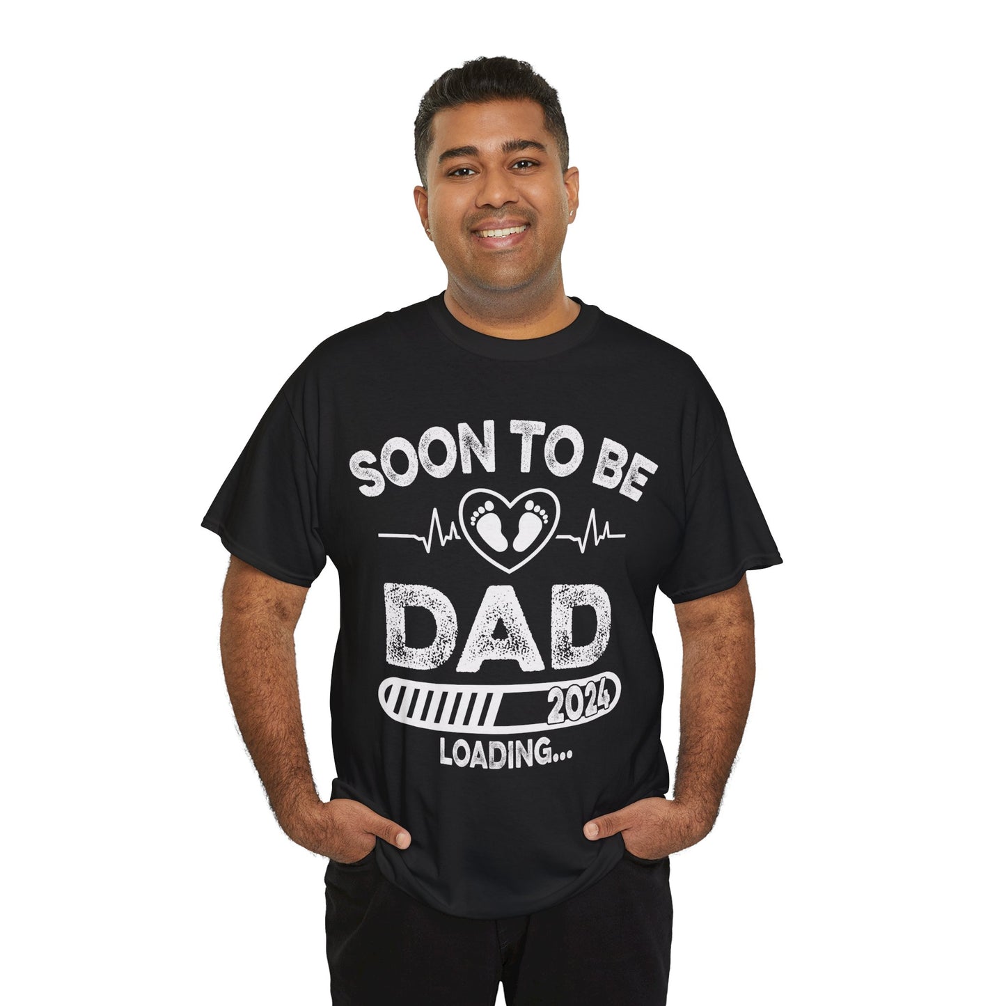 SOON TO BE DAD Unisex Heavy Cotton Tee