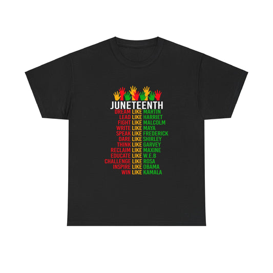 JUNETEENTH INSPIRATION Unisex Heavy Cotton Tee