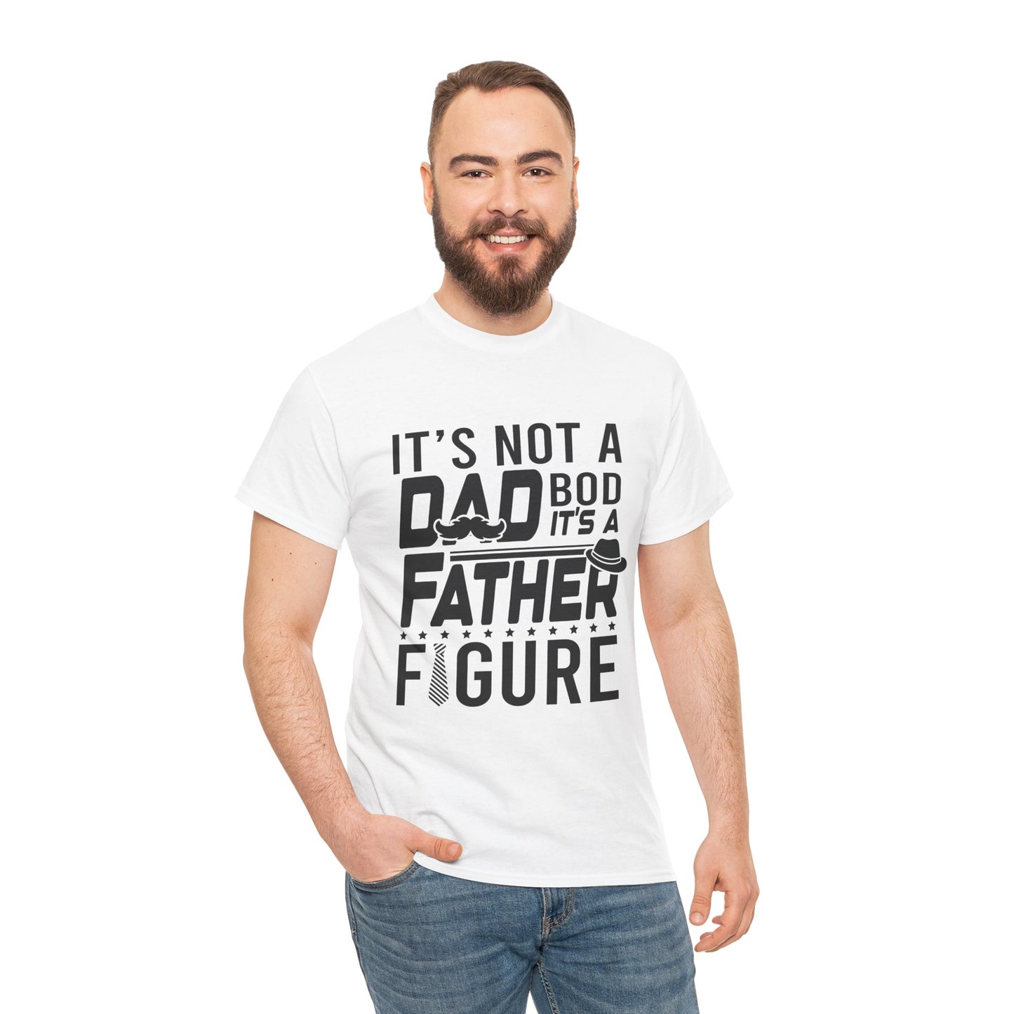 NOT A DAD BOD Unisex Heavy Cotton Tee