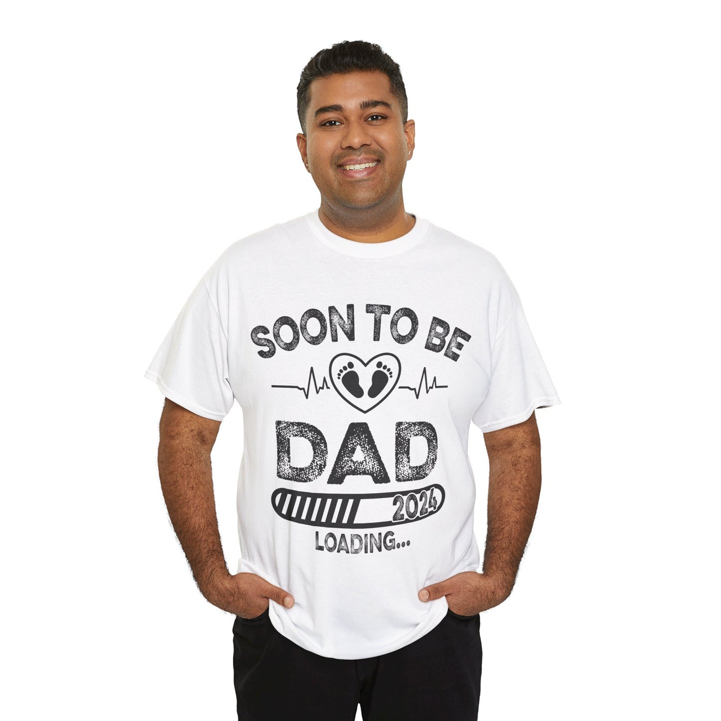 SOON TO BE DAD Unisex Heavy Cotton Tee