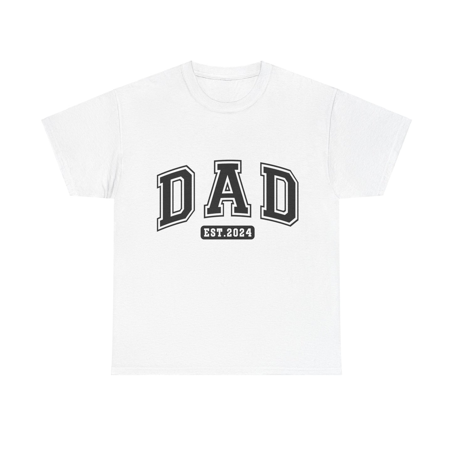 DAD EST2024 Unisex Heavy Cotton Tee