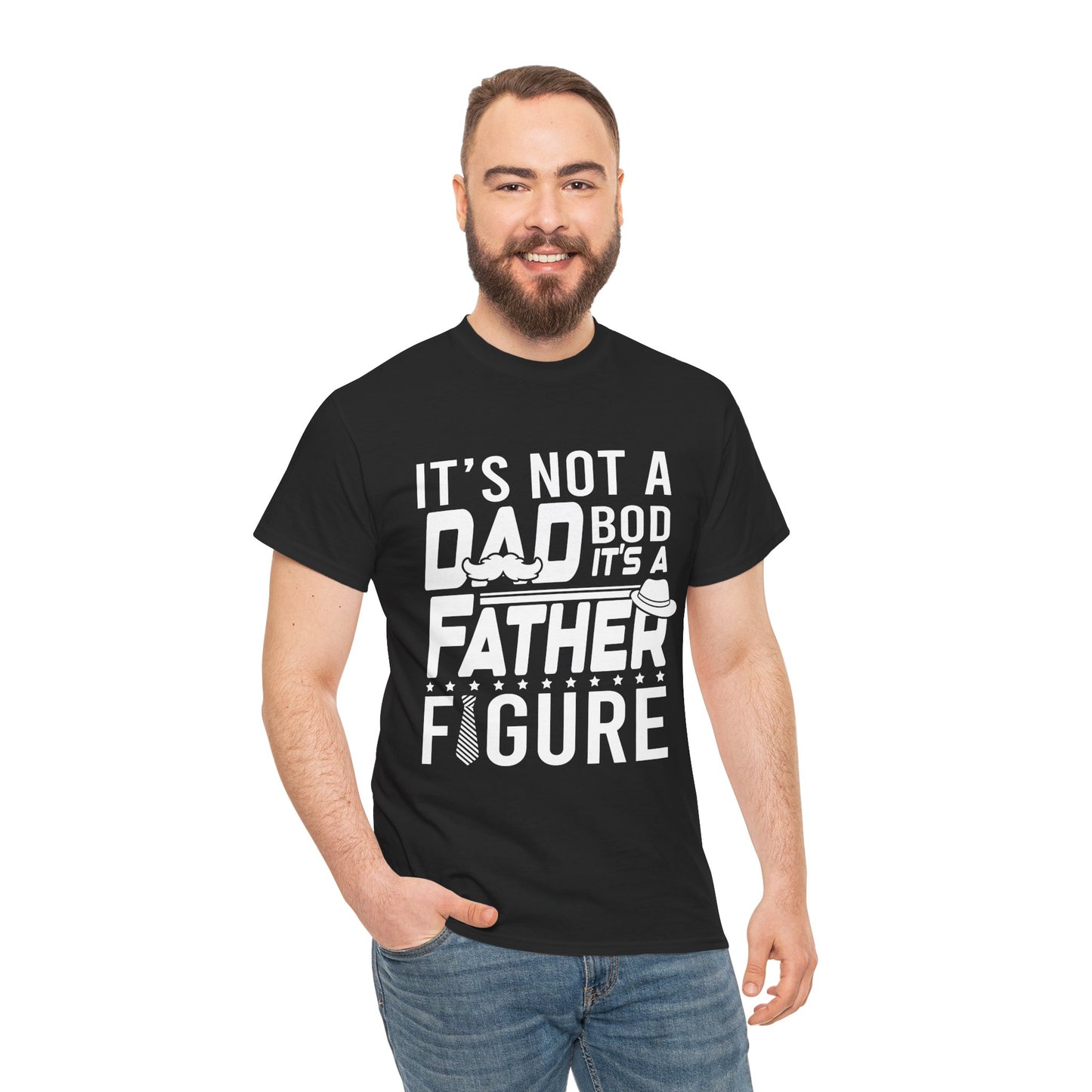 NOT A DAD BOD Unisex Heavy Cotton Tee