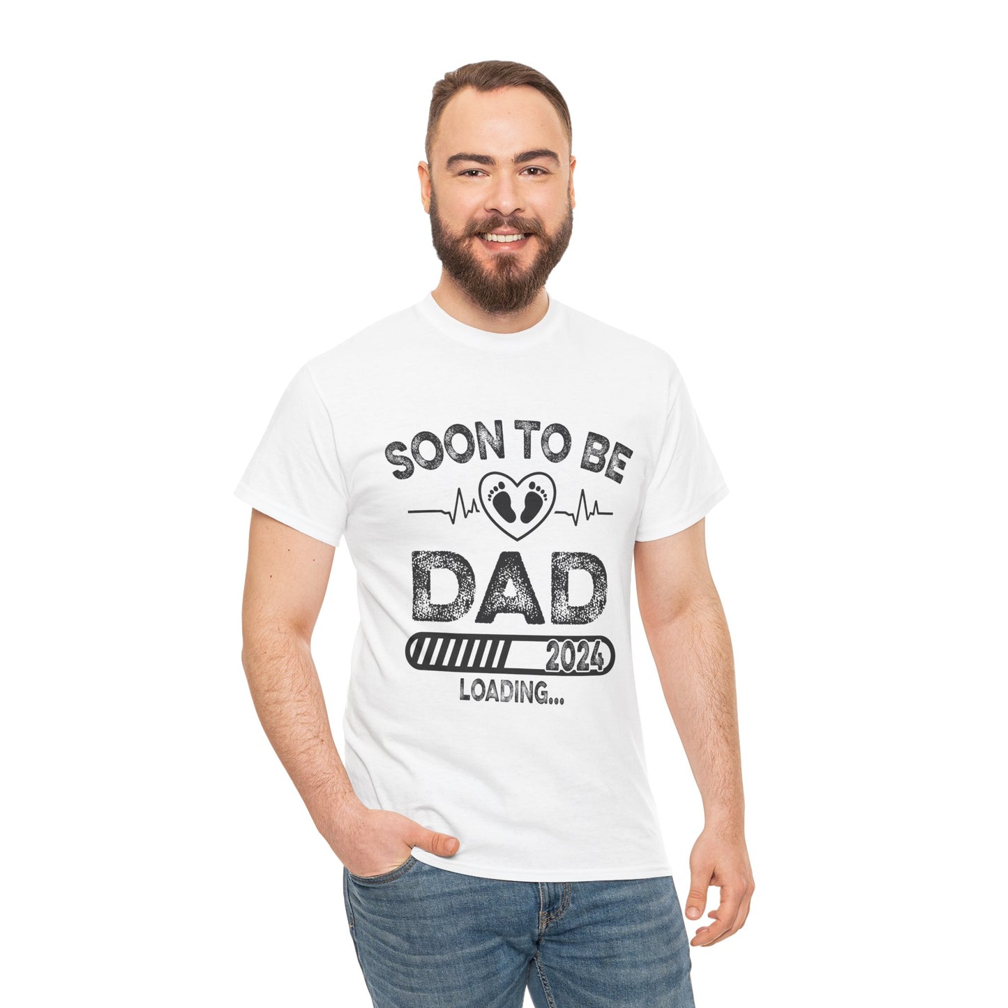 SOON TO BE DAD Unisex Heavy Cotton Tee