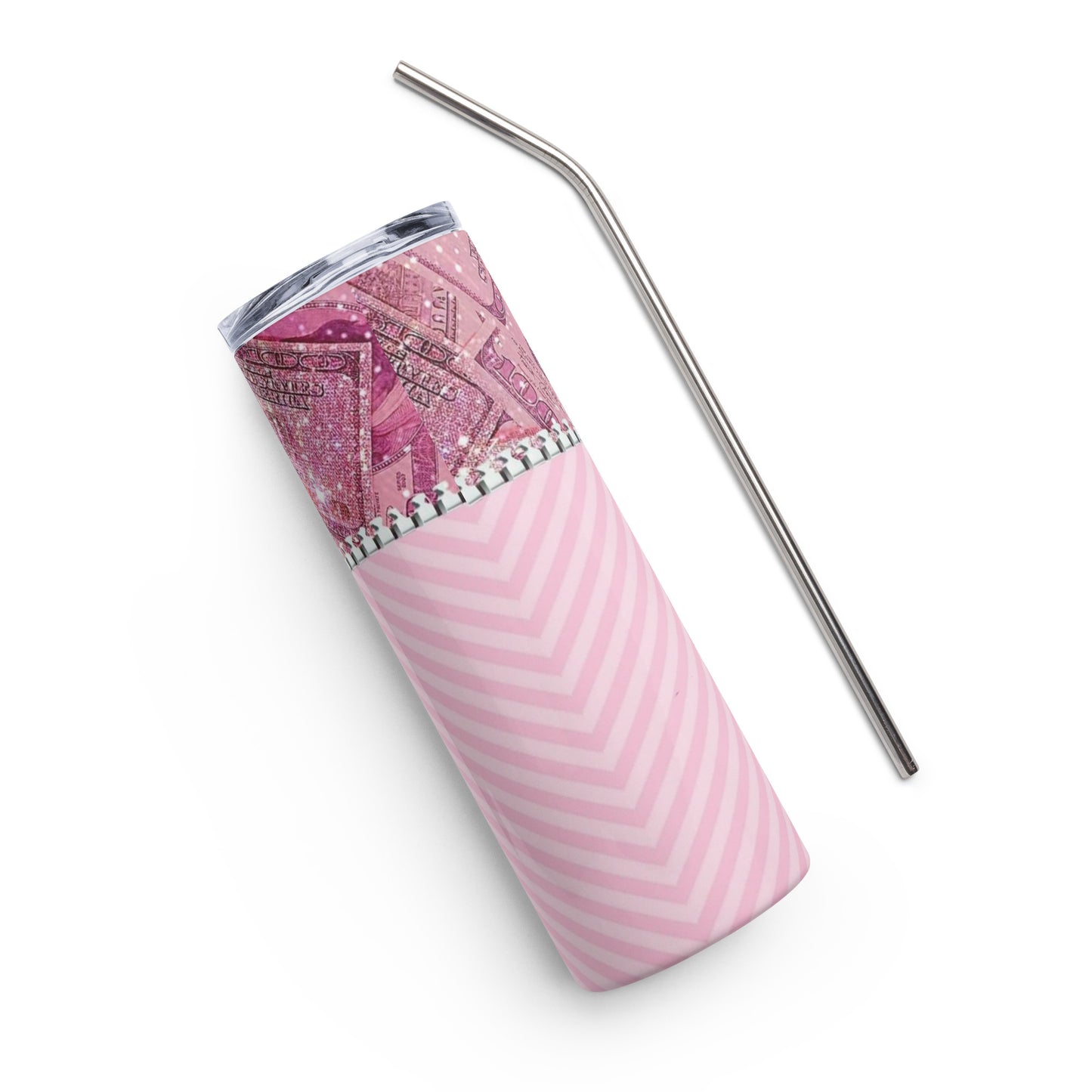 Pink Bling Stainless steel tumbler