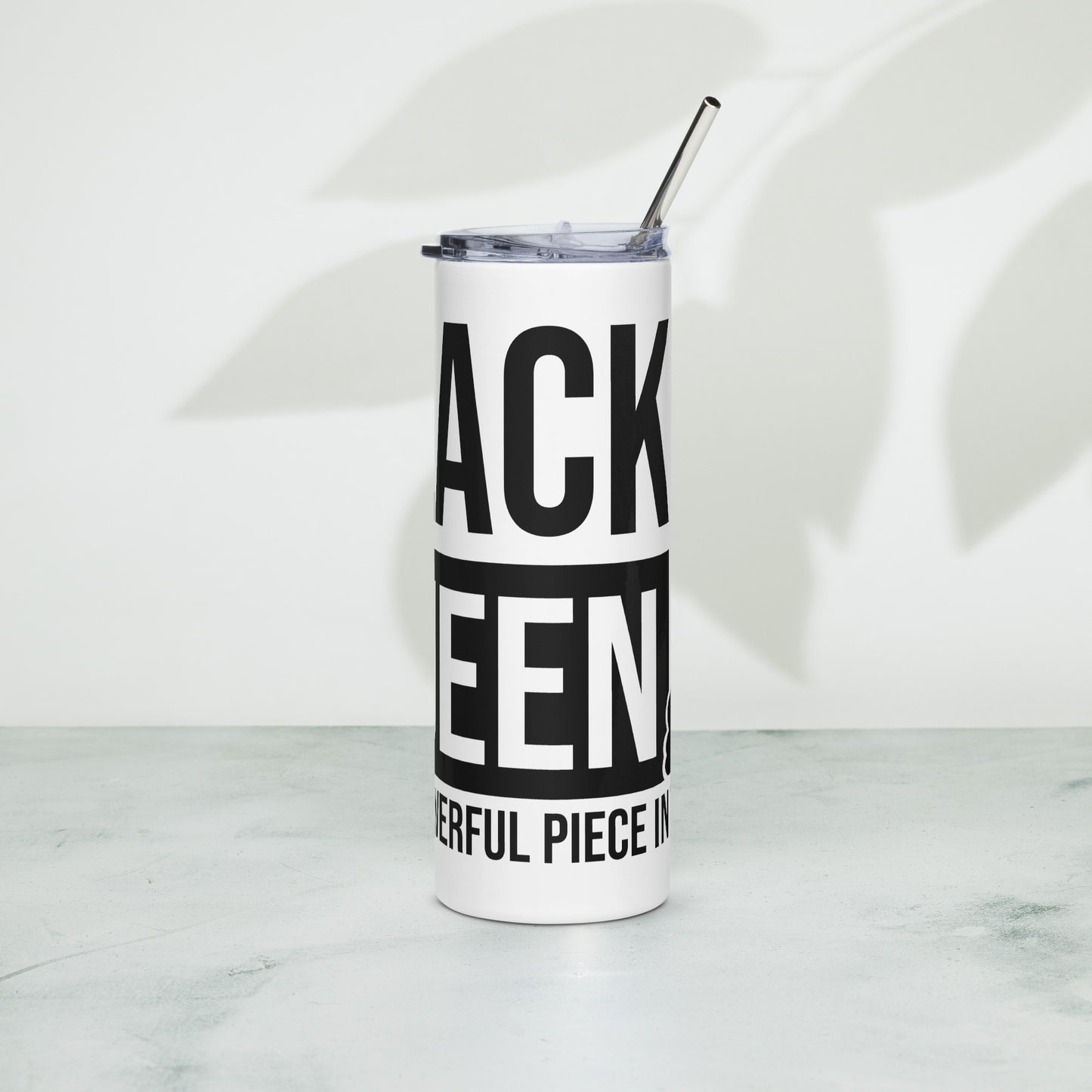 BLACK QUEEN Stainless steel tumbler