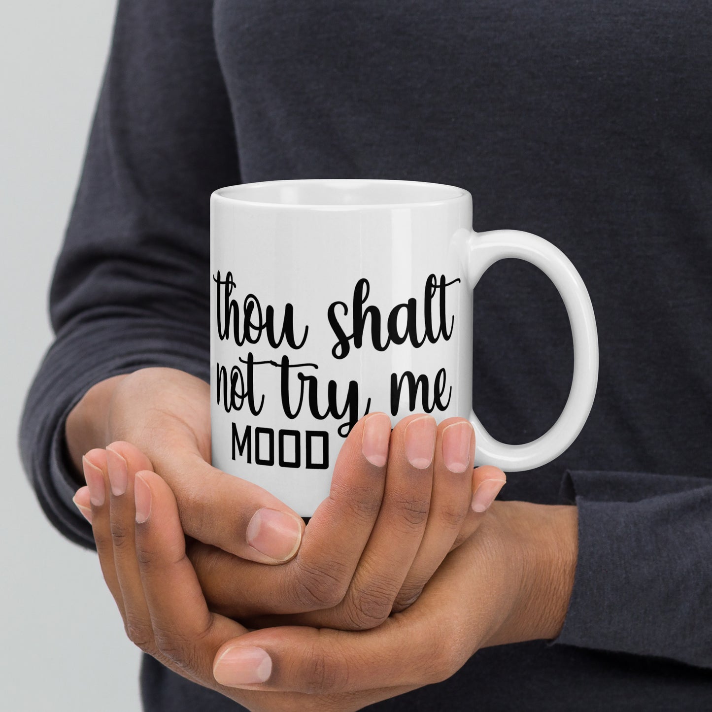 MOOD 24/7 White glossy mug