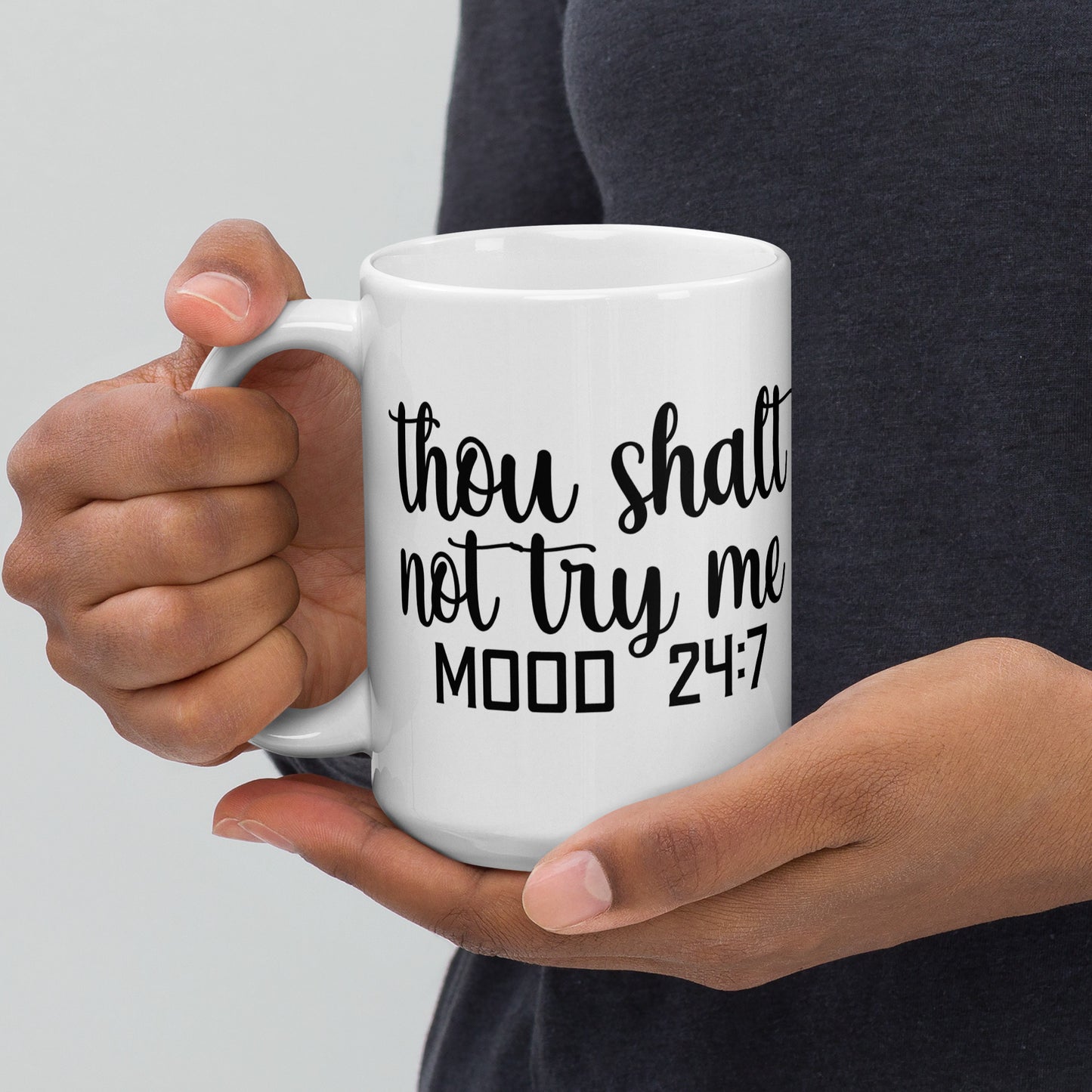 MOOD 24/7 White glossy mug