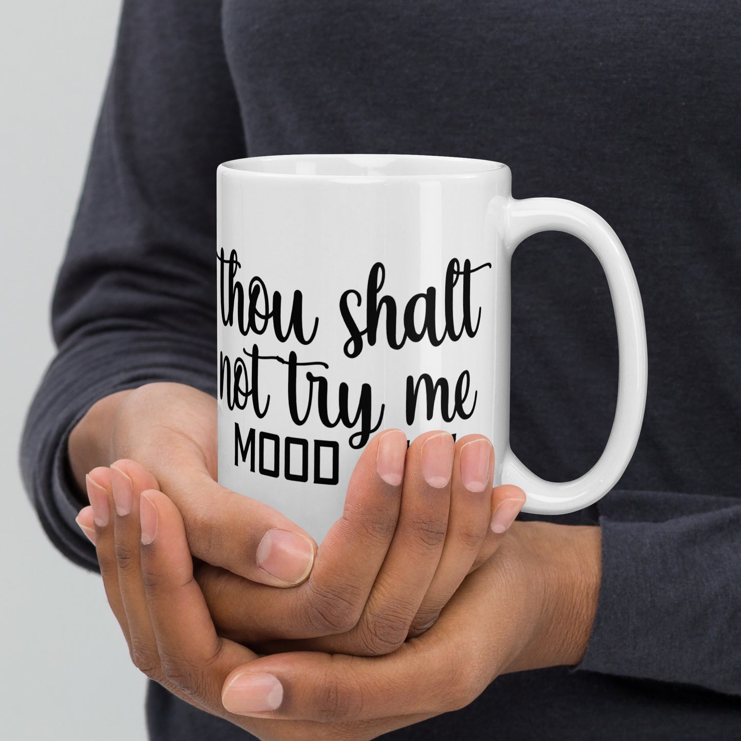 MOOD 24/7 White glossy mug