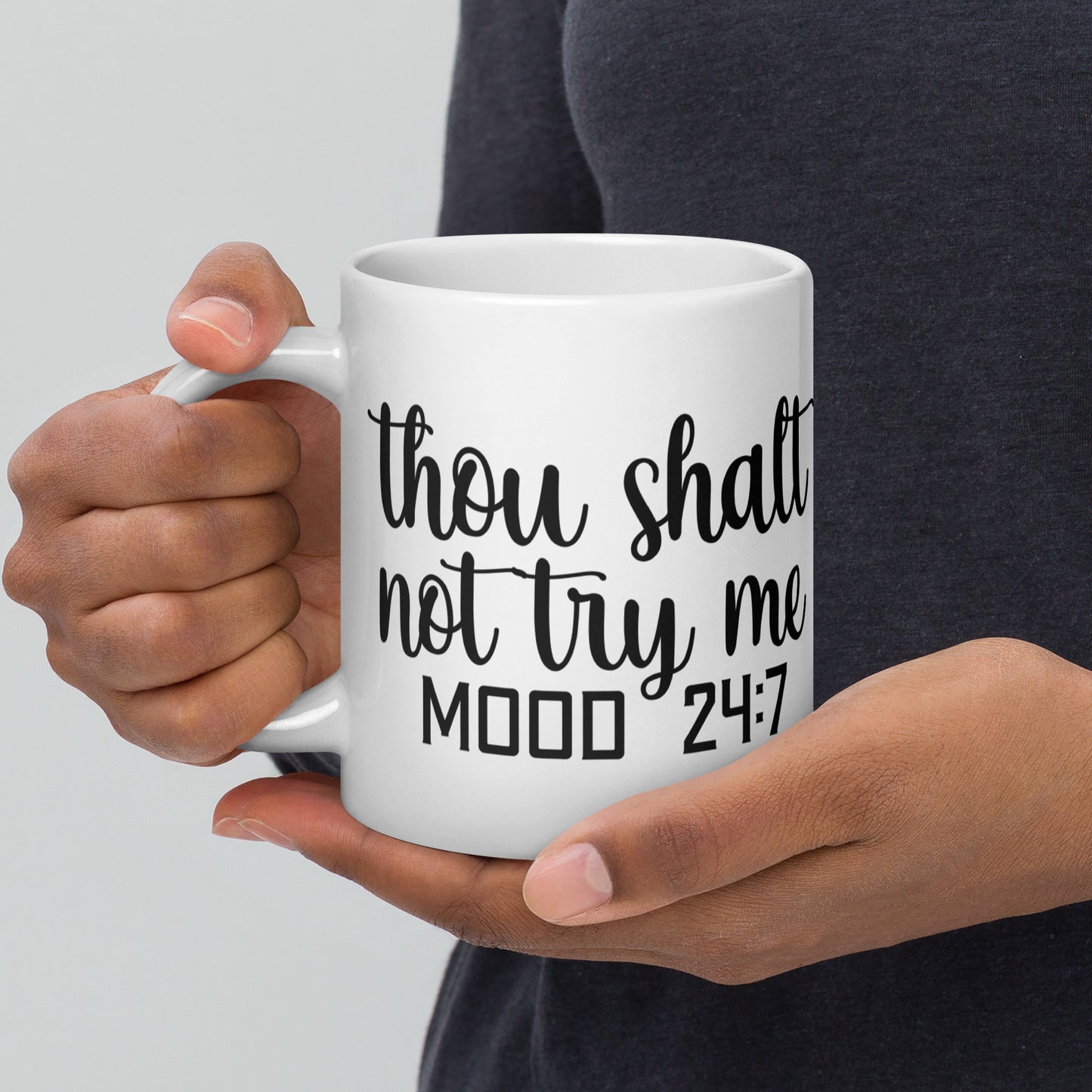 MOOD 24/7 White glossy mug