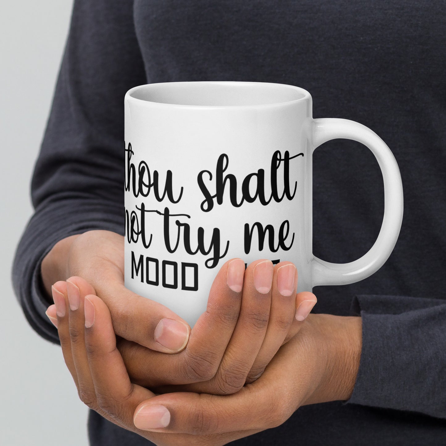 MOOD 24/7 White glossy mug